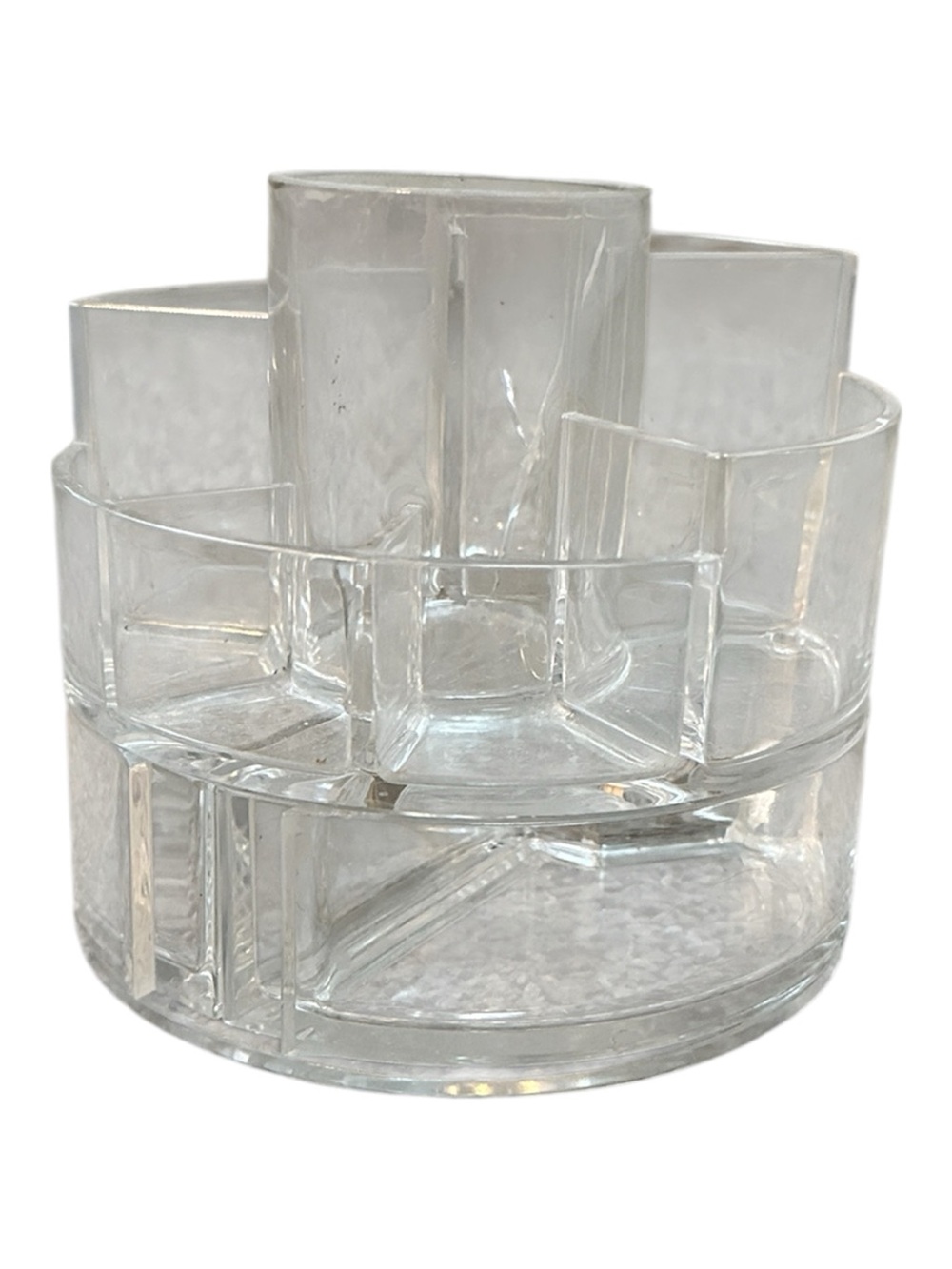 Clear Tiered Acrylic Makeup Organizer